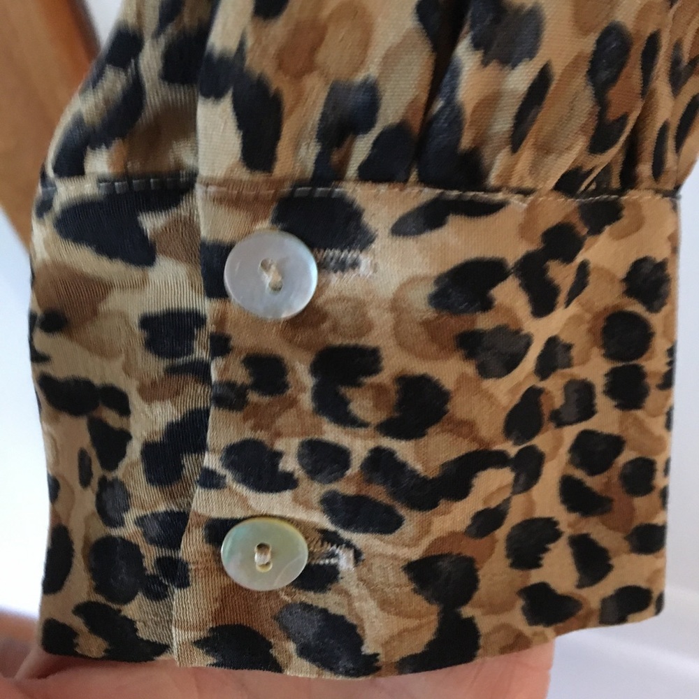 Leopard Print Button Down - image 5